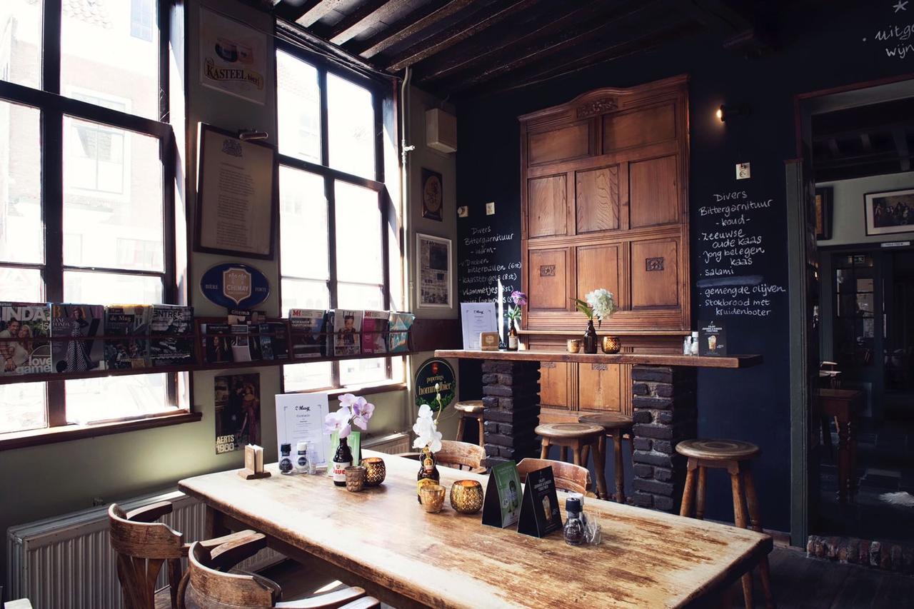 Cafe Restaurant Hotel De Mug Middelburg Eksteriør bilde