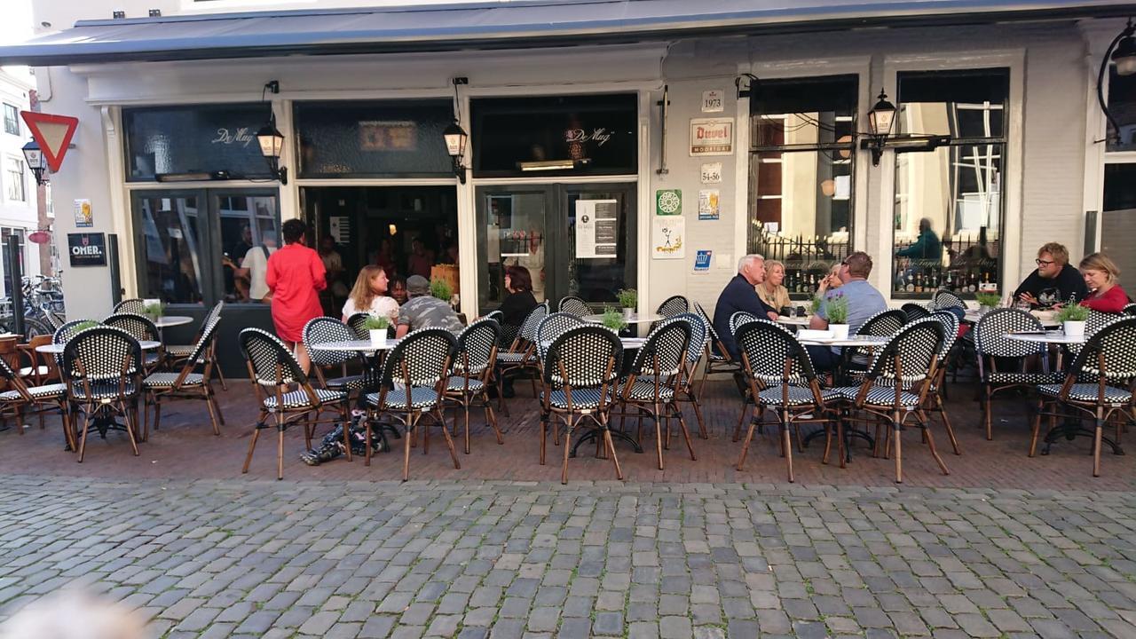 Cafe Restaurant Hotel De Mug Middelburg Eksteriør bilde